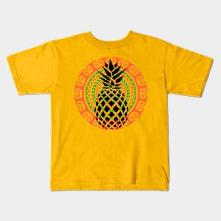 Tribal Pineapple Kids T-Shirt